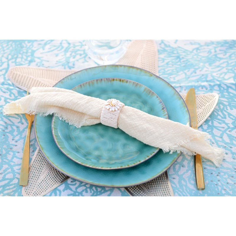 Assiette à dessert verte - lot de 6