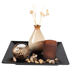 Decoration zen - plateau rectangulaire