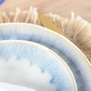 Assiette à dessert bleu clair 20cm