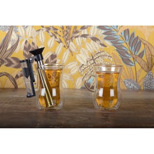 Passe thé avec minuteur noir