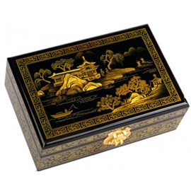 Coffret à bijoux laque - modèle pékin