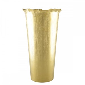 Vase doré mat