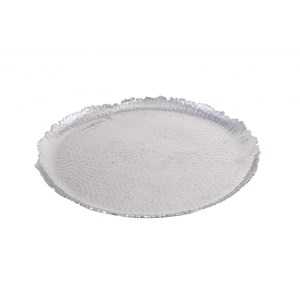 Plat de service d31cm martelé
