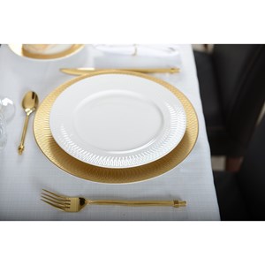 Assiette a dessert blanche princesse