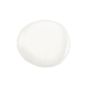 Assiette à dessert blanche céramique - lot de 6