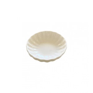 Coupelle ronde blanche en céramique