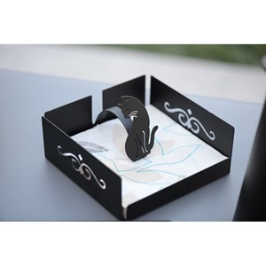 Porte-serviettes chat