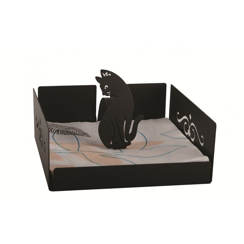 Porte-serviettes chat