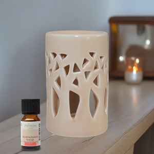 Brûle parfum forêt beige