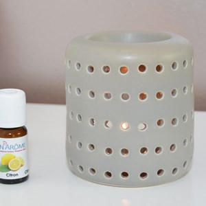 Brûle parfum coliseo gris