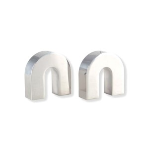 Salière et poivrière arc argent