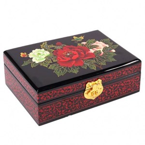 Boite à bijoux - pivoines eclatantes