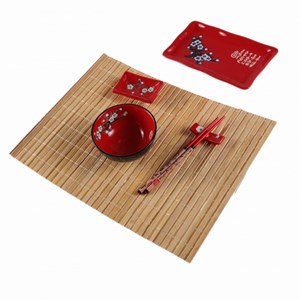 Coffret repas japonais rouge