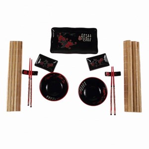 Coffret repas japonais noir