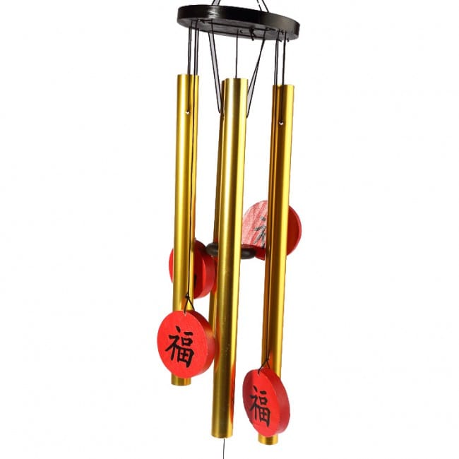 Carillon à vent Lotus 81cm - Le Dos Agile - Feng Shui