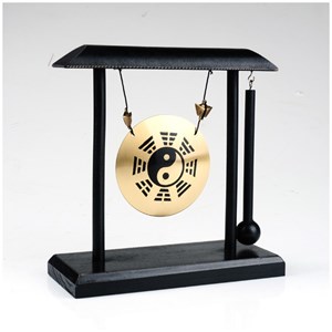 Gong sur socle - yin yang