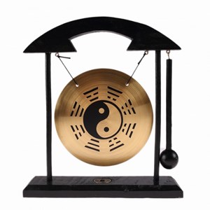 Gong sur socle - yin yang