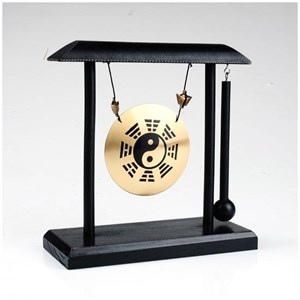 Gong sur socle - yin yang