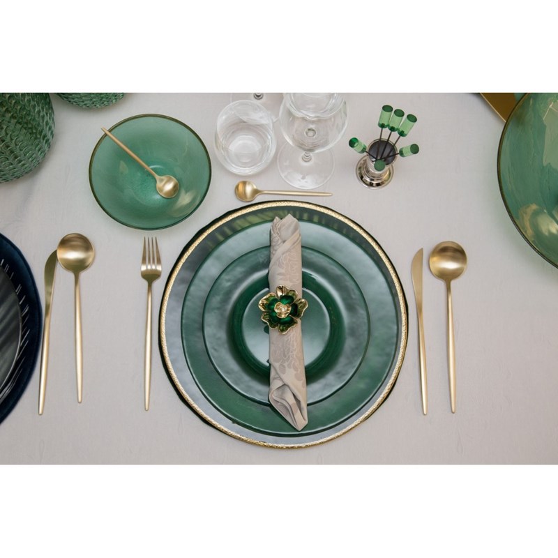 Assiette plate light green - lot de 6