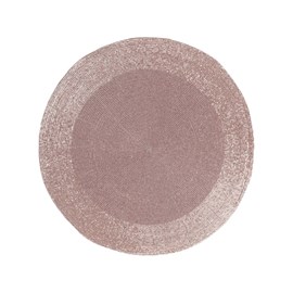 Dessous d'assiette perle pèche