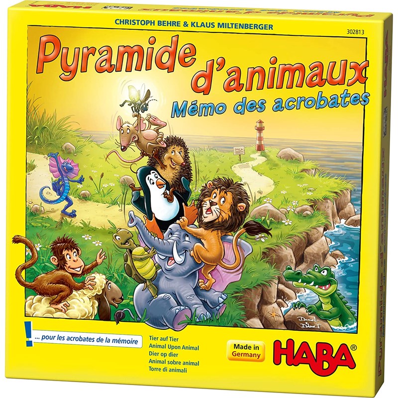 Pyramide d’animaux – mémo des acrob