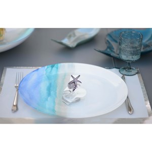 Assiette de présentation océan