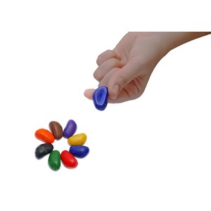 8 cailloux crayons sachet ecru crayon ro