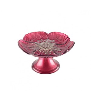 Plat à gâteaux fuchsia