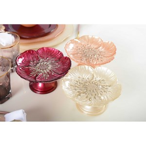 Plat à gâteaux fuchsia