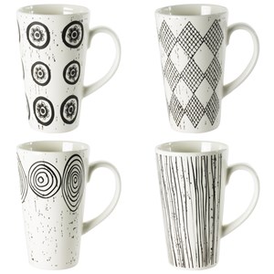 Coffret 4 mugs 42 cl palawan