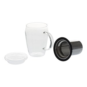 Mug infuseur 43 cl boro rouge