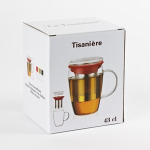 Mug infuseur 43 cl boro noir.