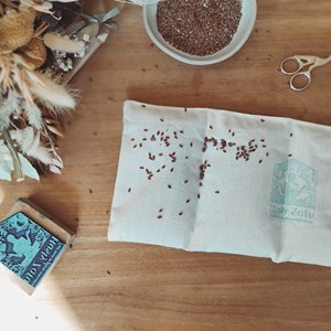 Bouillotte frida bleue made in france