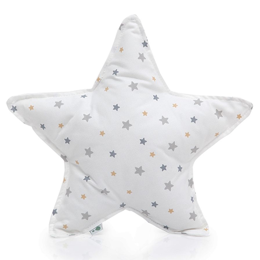 Coussin En Coton Bio Etoile Nature Decouvertes