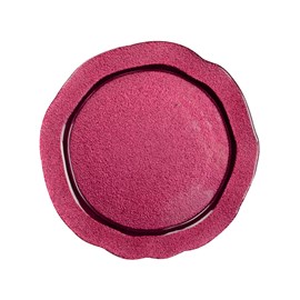 Assiette plate fuchsia