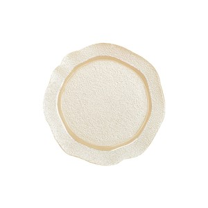 Assiette à dessert vanille - lot de 6