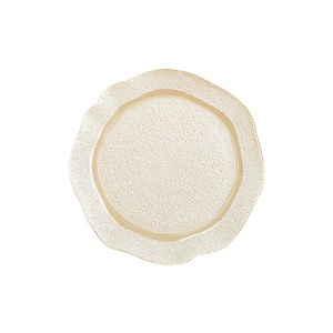 Assiette à dessert vanille - lot de 6