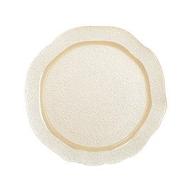 Assiette plate vanille