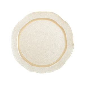 Assiette plate vanille