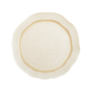Assiette plate vanille - lot de 6