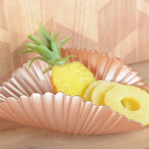 Coupe décorative saumon 30x16cm