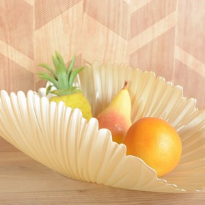 Coupe décorative vanille 43x25cm