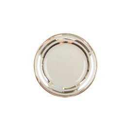 Assiette à dessert triple filet or 18cm