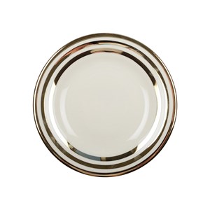 Assiette creuse triple filet or 23cm - lot de 6