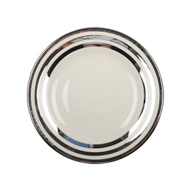 Assiette plate triple filet argent 27cm