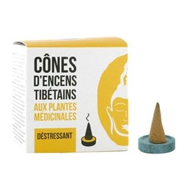 Cône d'encens tibétains déstressant