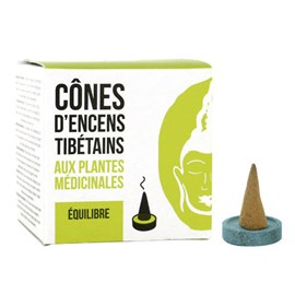 Cône d'encens tibétains équilibre