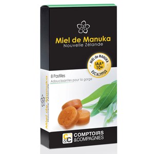Pastilles miel de manuka et eucalyptus