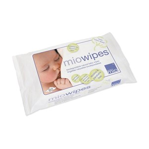 Lot de 60 lingettes biodégradables miowi