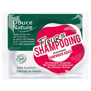Fleur de shampoing cheveux secs